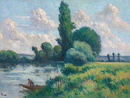 maximilien luce - rolleboise le petit bras de seine
